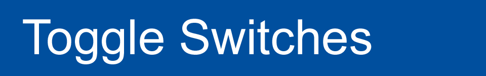 Toggle Switches